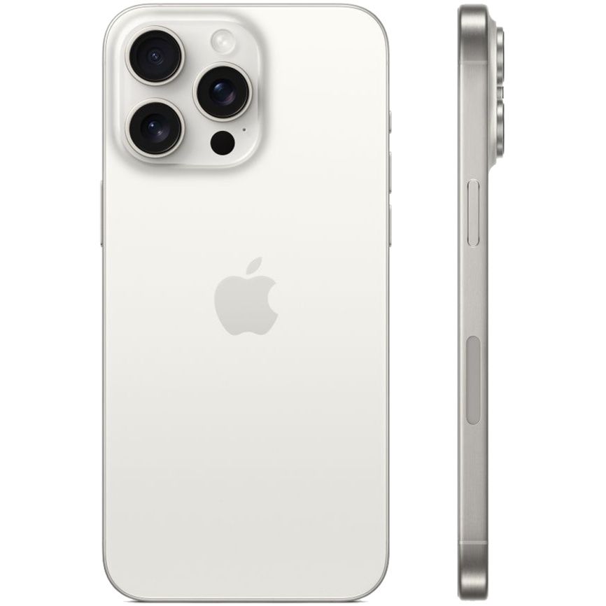 Смартфон Apple iPhone 15 Pro DualSim 128 ГБ White Titanium