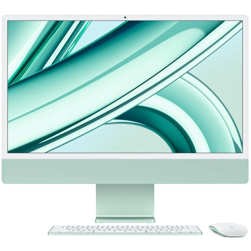 Моноблок Apple iMac 24'' М3 (2023), 8 CPU/10 GPU, 8ГБ, 256 ГБ Зеленый