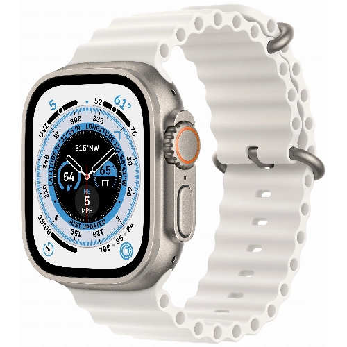 Смарт-часы Apple Watch Ultra 49mm корпус из титана, ремешок Ocean Band   White