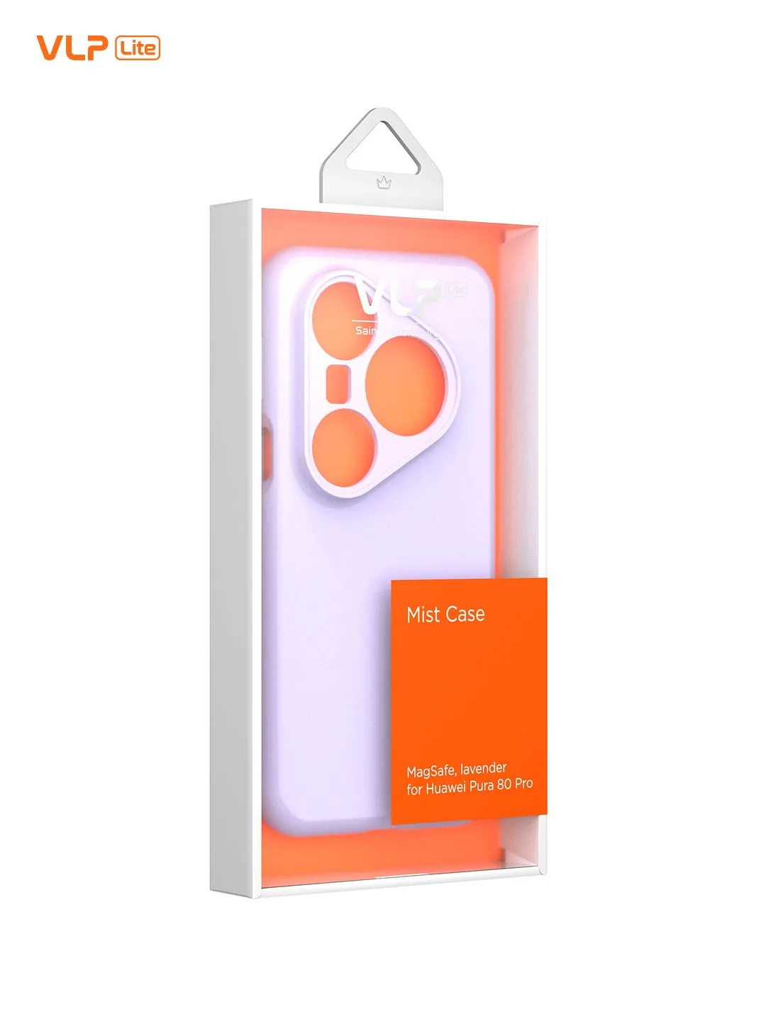 Чехол защитный VLP LITE Mist Case с MagSafe для Huawei Pura 80, Фиолетовый
