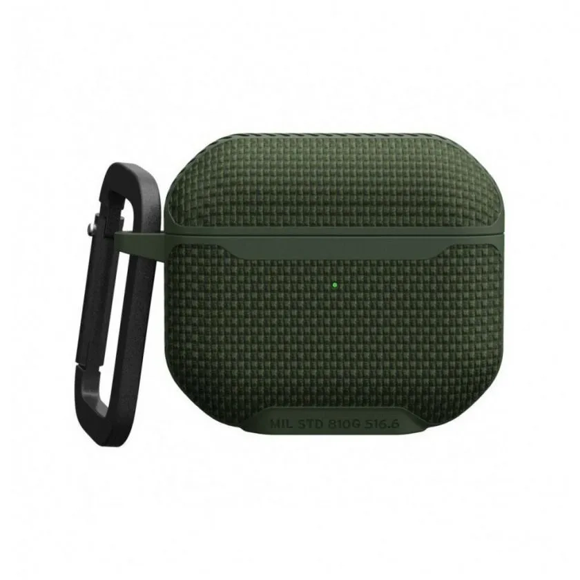 Чехол + карабин UAG Metropolis Case Green для Apple AirPods 3 зеленый