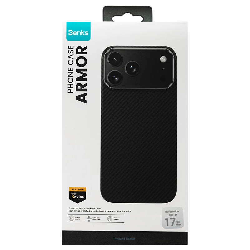 Чехол Benks Armor Air 600D iPhone 17 Pro Max Black