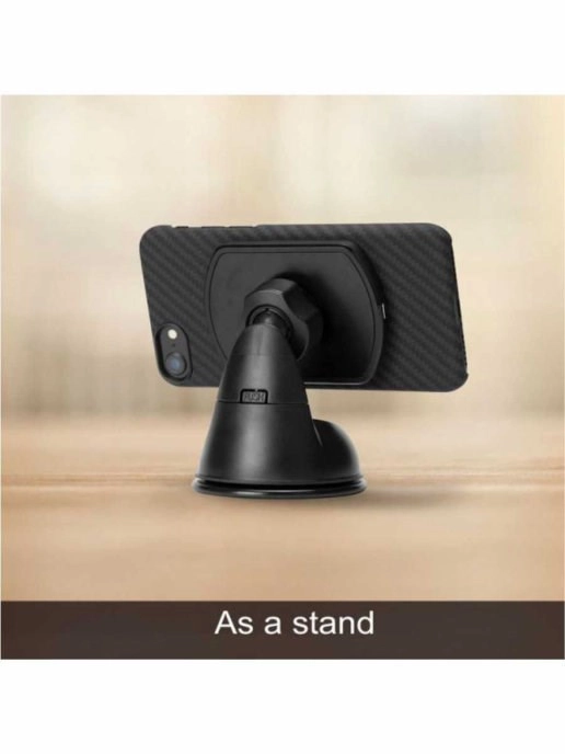 Держатель магнитный Pitaka MagMount Suction Cup Car Mount без Qi