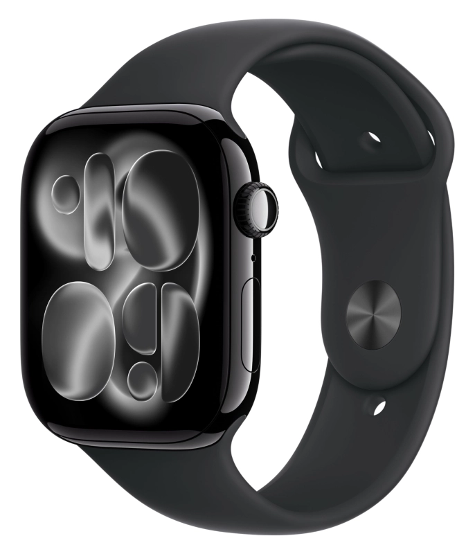 Смарт-часы Apple Watch S11 - 42 mm Aluminum Jet Black case | Black Sport band, S/M