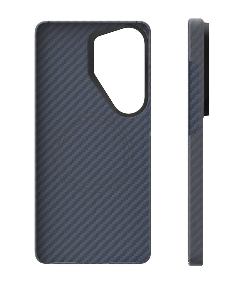 Чехол VLP Kevlar Case с поддержкой MagSafe для Samsung Galaxy S26 Ultra синий