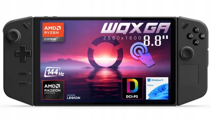 Портативная приставка Lenovo Legion Go 1 ТБ, черный (Shadow Black)