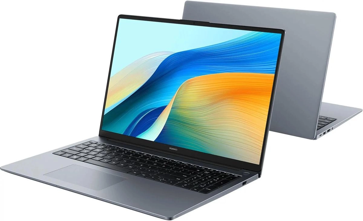 Ноутбук HUAWEI MateBook D16 16" (Intel Core i5 12450H, 16 ГБ RAM, 1 ТБ SSD) Серый