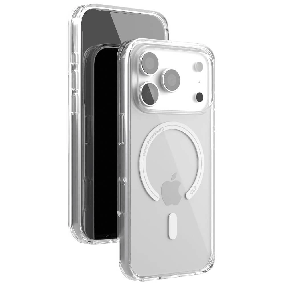 Чехол VLP Diamond Case с MagSafe для iPhone 17 Pro Max прозрачный