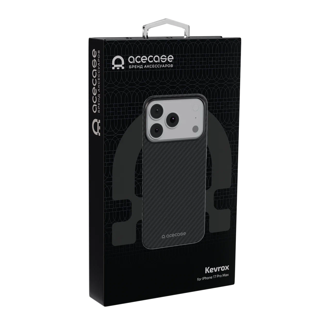 Чехол AceCase Kevrox for 17 ProMax Черный