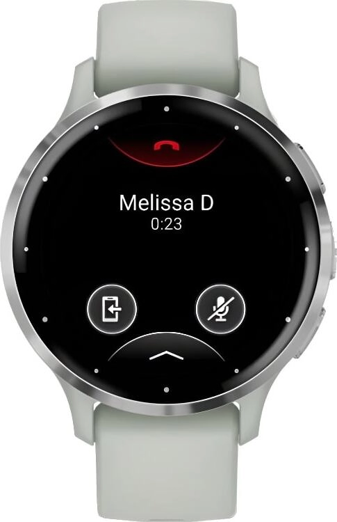 Смарт-часы Garmin Venu 3S - 41 mm, Серо-зеленый, серебристый безель, серый ремешок