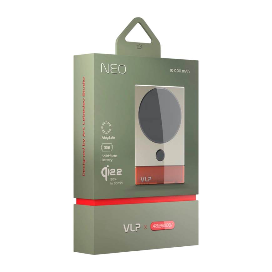 Внешний аккумулятор MagSafe VLP × ALS NEO Qi2 10 000 мА·ч