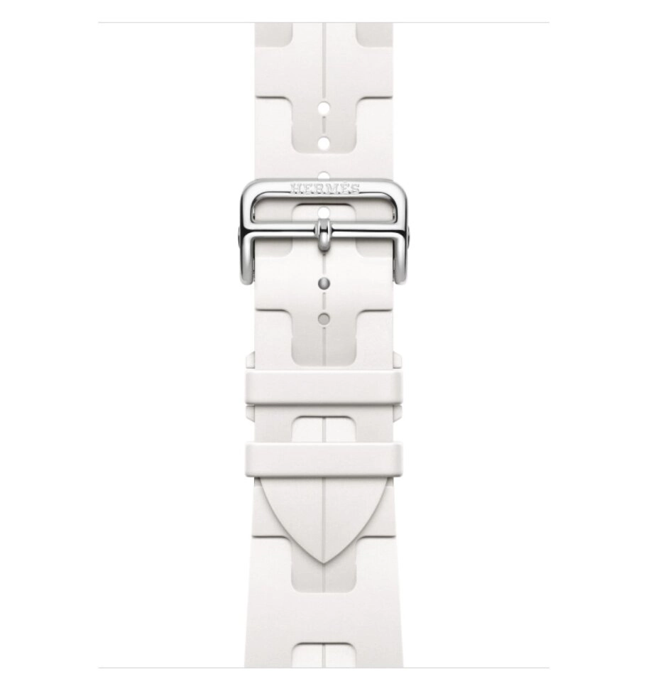 Смарт-часы Apple Watch S11 Hermes - 46 mm ремешок Kilim Single Tour Blanc