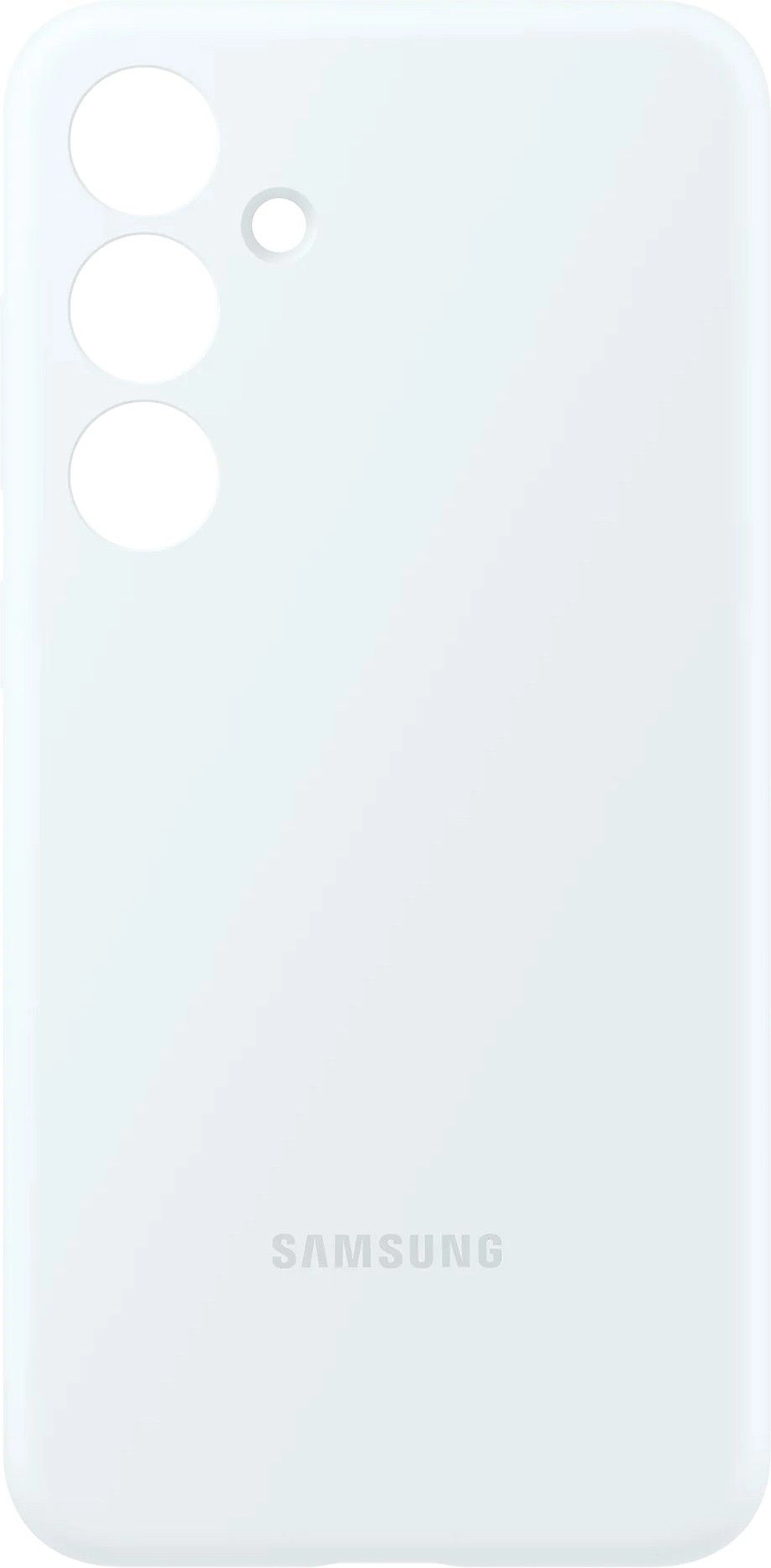 Чехол Samsung Silicone Case S24+, цвет Белый