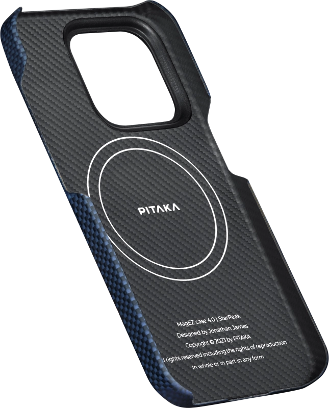 Чехол Pitaka MagEZ 4 StarPeak для iPhone 15 Pro Max, Кевлар, Over The Horizon