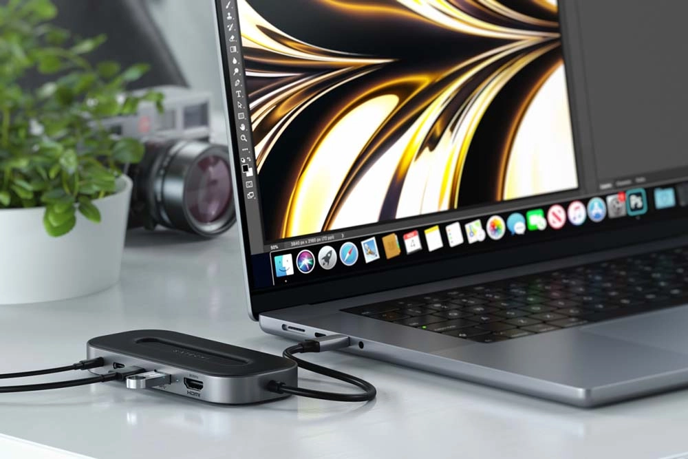Адаптер Satechi USB-C 4 Multiport Adapter with 2.5G Ethernet, Серый Космос