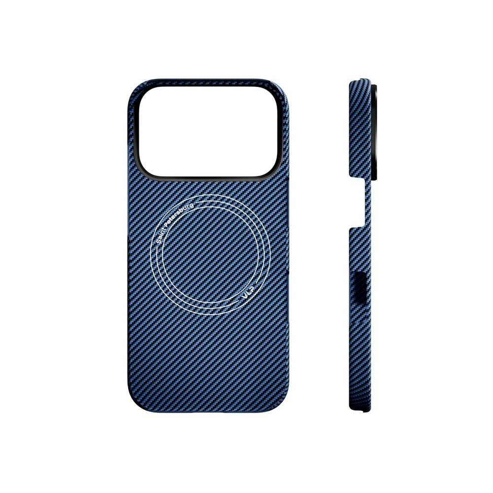 Чехол VLP Kevlar Case для iPhone 18 Pro, синий