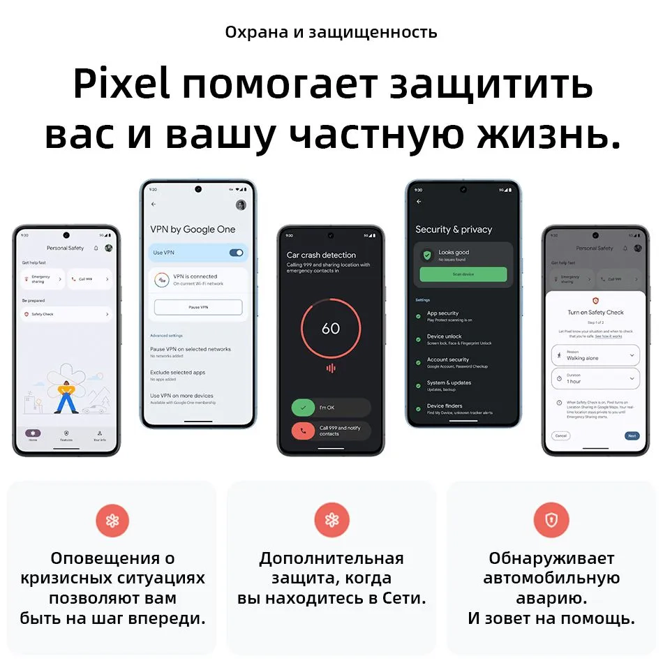 Смартфон Google Pixel 8a | 8/128 ГБ | Porcelain (Фарфоровый)