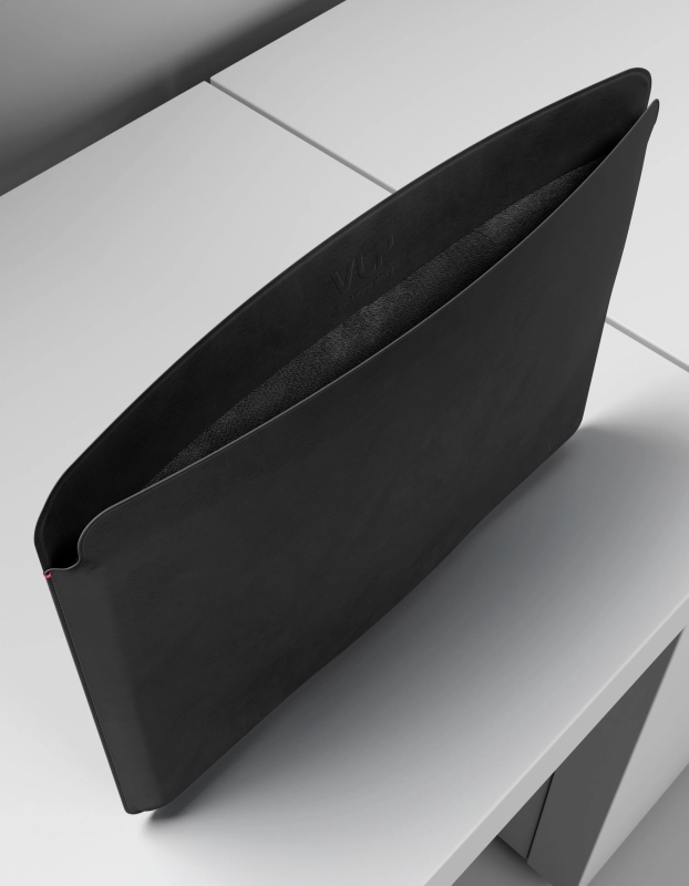 Чехол VLP Velar Sleeve для MacBook Air 15.3", кожа,  Черный