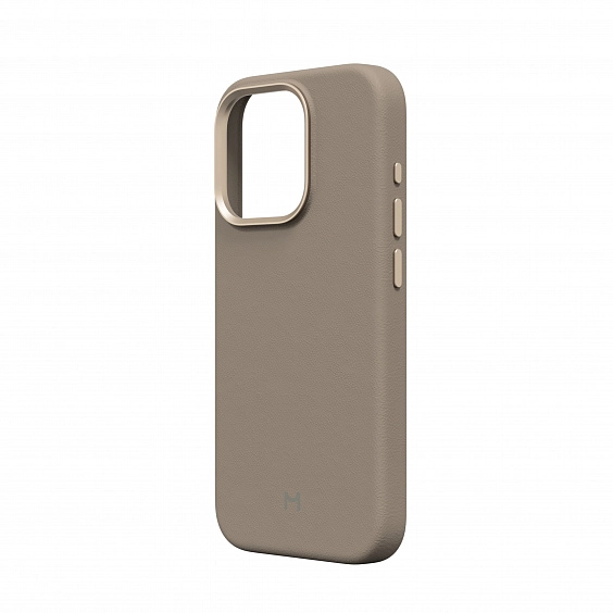 Чехол для iPhone 15 Pro Eco Leather Case Latte