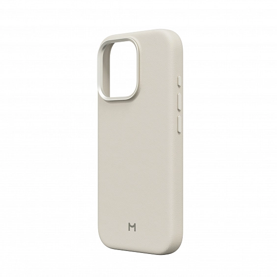 Чехол для iPhone 16 Pro Eco Leather Case Ivory