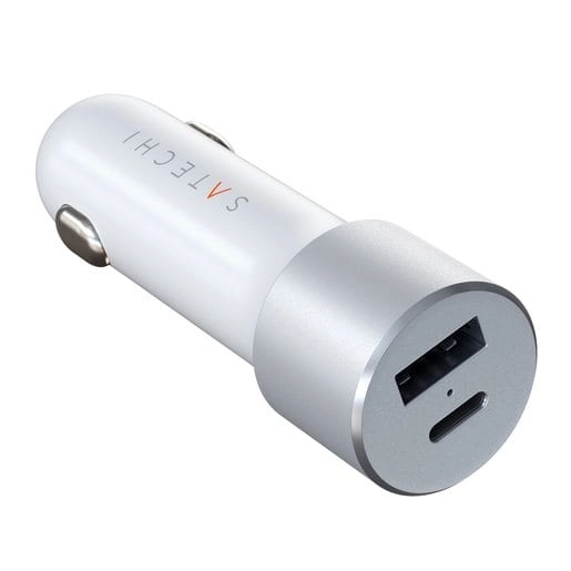 Автомобильное зарядное устройство Satechi 72W USB-C/USB-A ST-TCPDCCS Silver