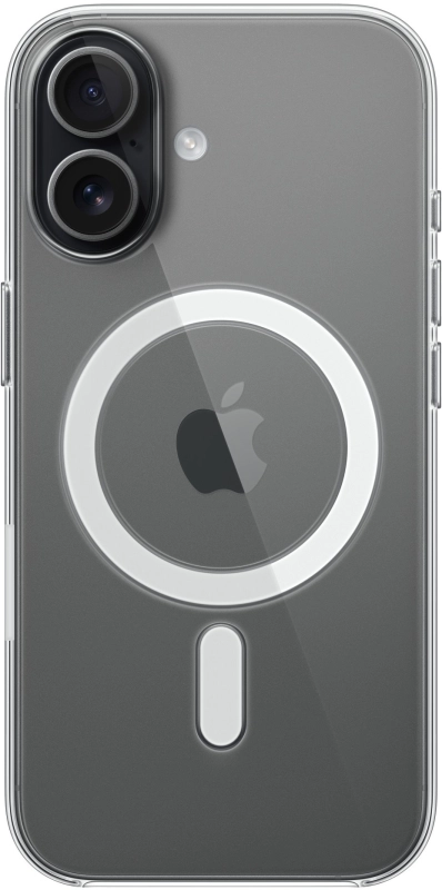 Чехол Apple для iPhone 17 Clear MagSafe, прозрачный
