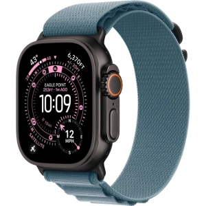 Смарт-часы Apple Watch Ultra 3 - 49 mm Black Titanium case | ремешок Alpine Loop | Light Blue, L