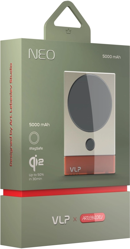 Внешний аккумулятор MagSafe VLP × ALS NEO Qi2 5000 мА·ч