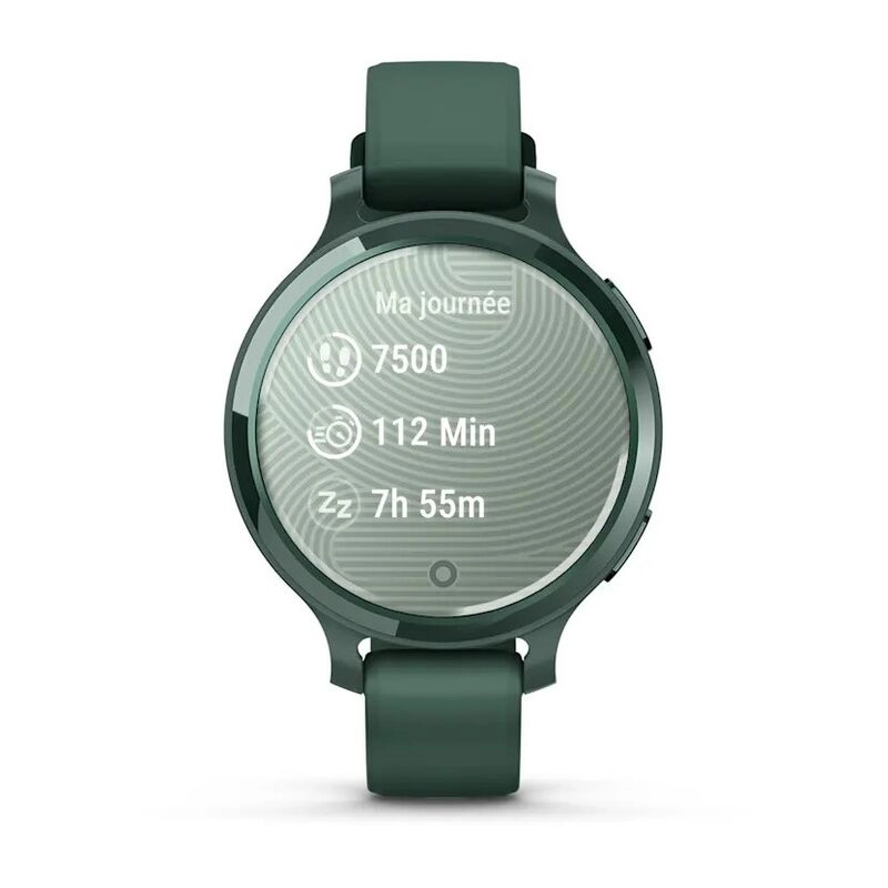 Смарт-часы Garmin Lily 2 Active - 38 mm, Яшмовый зеленый безель, зеленый силиконовый ремешок