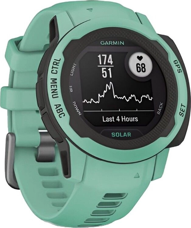 Смарт-часы Garmin Instinct 2S Solar Standard Edition - 40 mm, цвет Neo Tropic