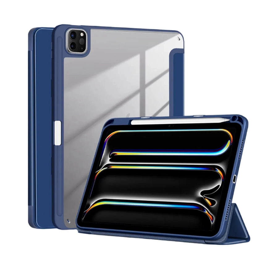 Чехол Mosbros Pinyue для iPad Pro 13" (M4, 2024) Темно-синий