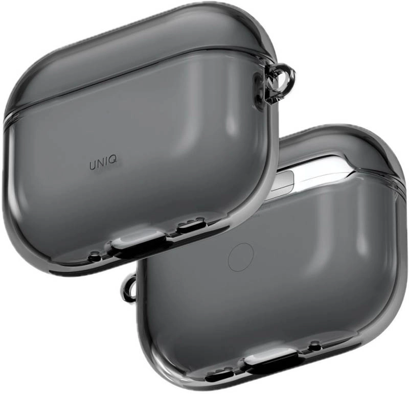 Чехол Uniq для Airpods Pro 3 Glase TPU, Glossy Smoke