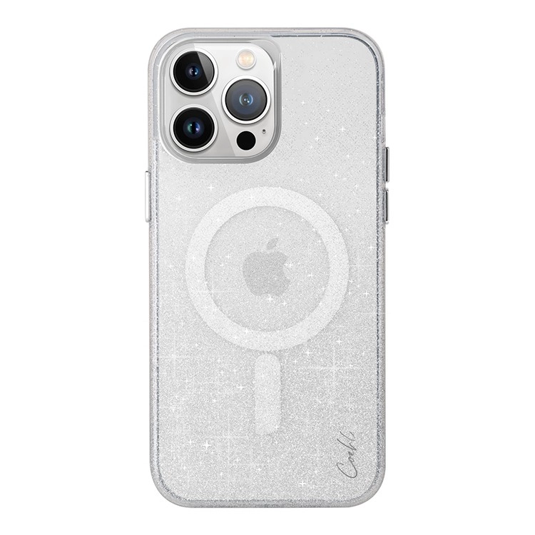 Чехол Uniq для iPhone 15 Pro COEHL Lumino Sparkling Silver (MagSafe)