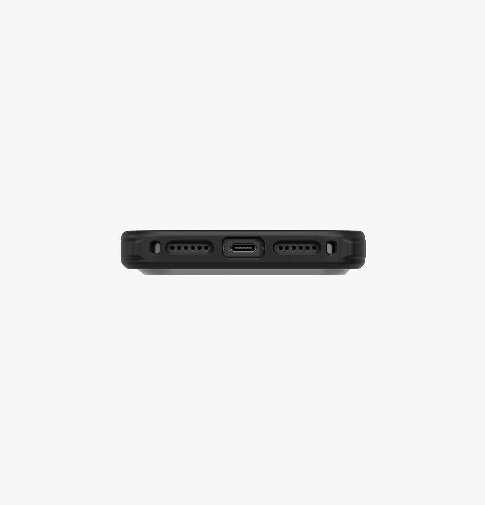 Чехол Uniq для iPhone 17 Pro KEVA Kevlar, Carbon Black (MagSafe)