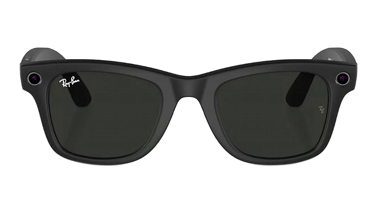 Смарт-очки Ray ban Wayfarer Matte Black / Transitions Graphite Green (RW4006) 601S/1M,  M
