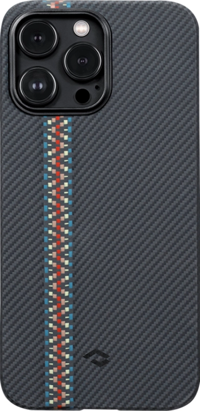 Чехол Pitaka MagEZ 3 Rhapsody для iPhone 14 Pro, черно-серый