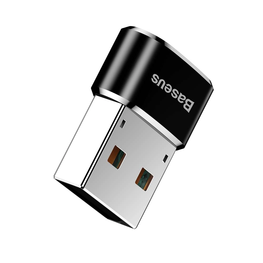 Адаптер Baseus USB Male To Type-C Female Adapter Converter 5A Черный