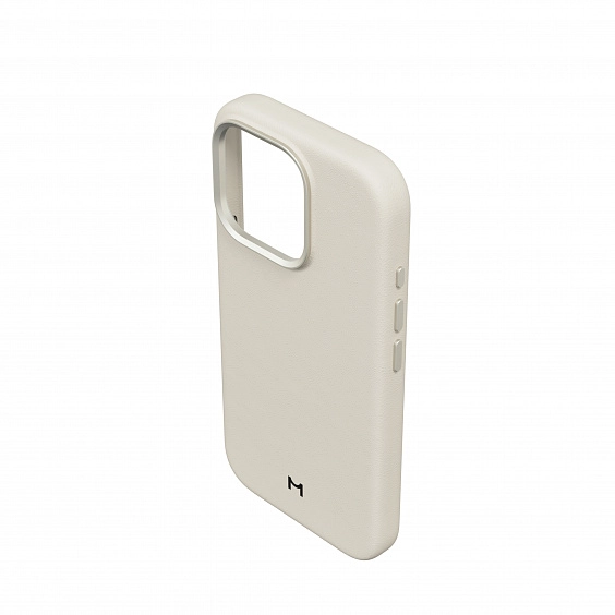 Чехол для iPhone 16 Pro Eco Leather Case Ivory