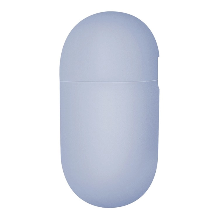 Чехол с карабином Uniq Lino Liquid Silicone для AirPods 3 Голубой