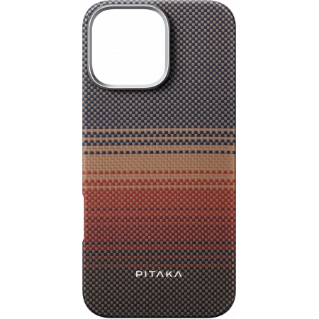 Чехол Pitaka Tactile Woven case для iPhone 16 Pro - Sunset