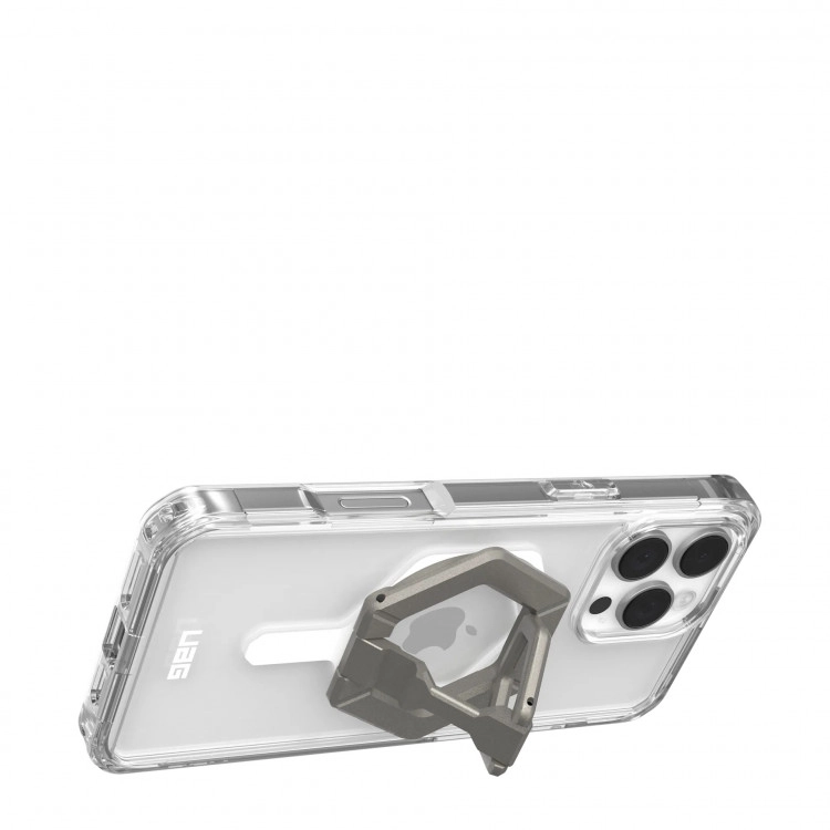 Чехол + подставка UAG MagSafe Plyo для iPhone 16 Pro Max Ice/Silver