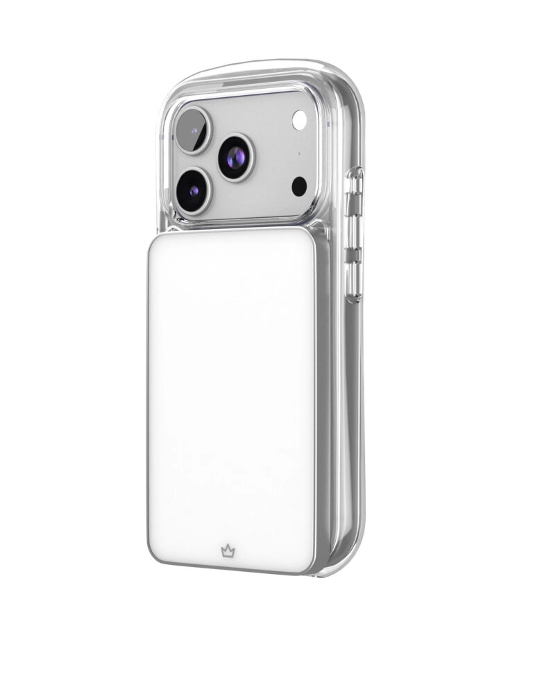 Чехол VLP Bubble Case с MagSafe для iPhone 17 Pro Max, белый
