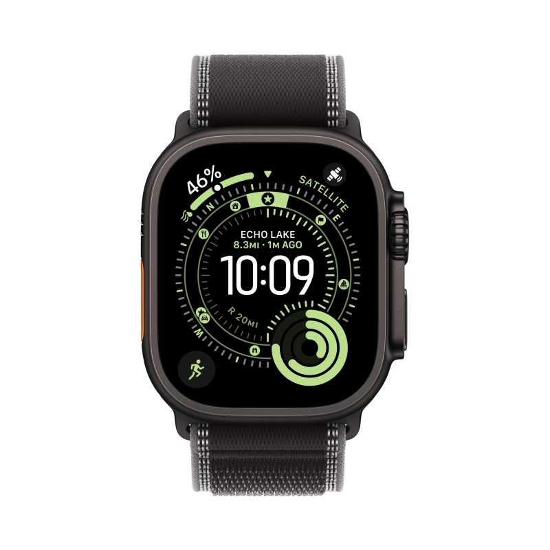 Смарт-часы Apple Watch Ultra 3 - 49 mm Black Titanium case | ремешок Trail Loop | Black/Charcoal, M/L