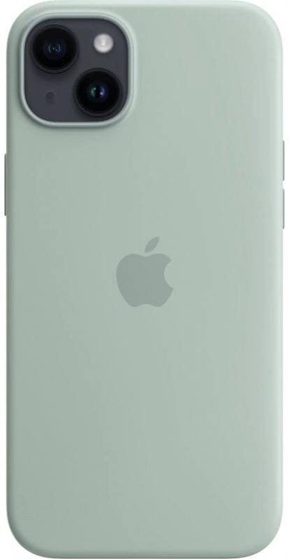 Чехол iPhone 14 Plus Silicone MagSafe, светло-зеленый
