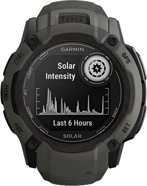 Смарт-часы Garmin Instinct 2X Solar Standard Edition - 50 mm, Темно-зеленый