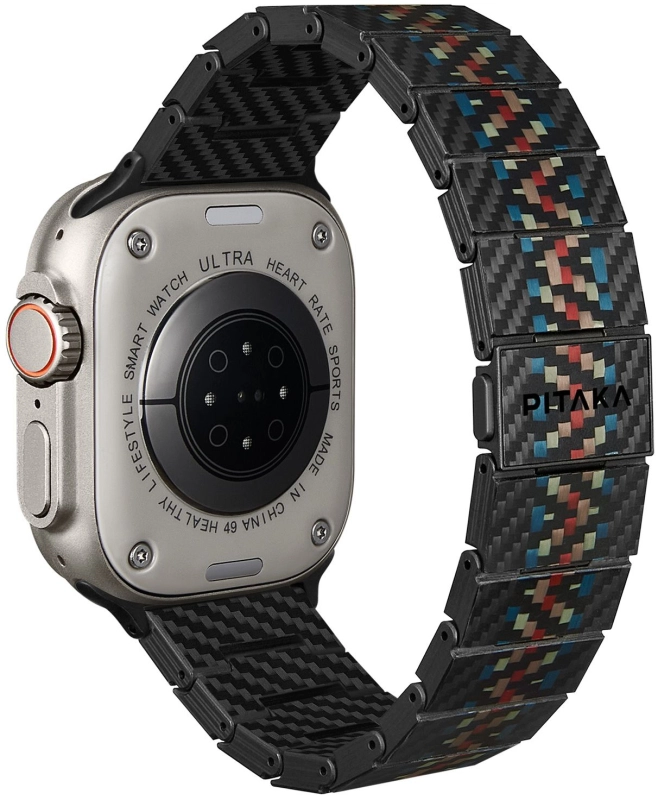 Ремешок Pitaka Modern Rhapsody для Apple Watch, 41/49 мм, черный