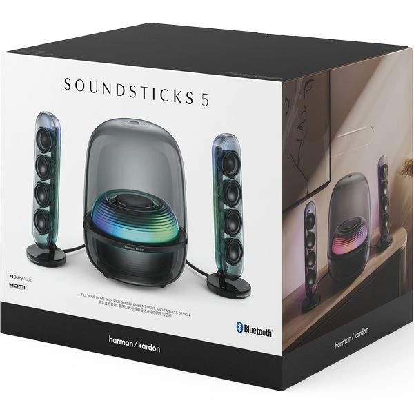 Портативная акустика Harman Kardon SoundSticks 5 (Черная)