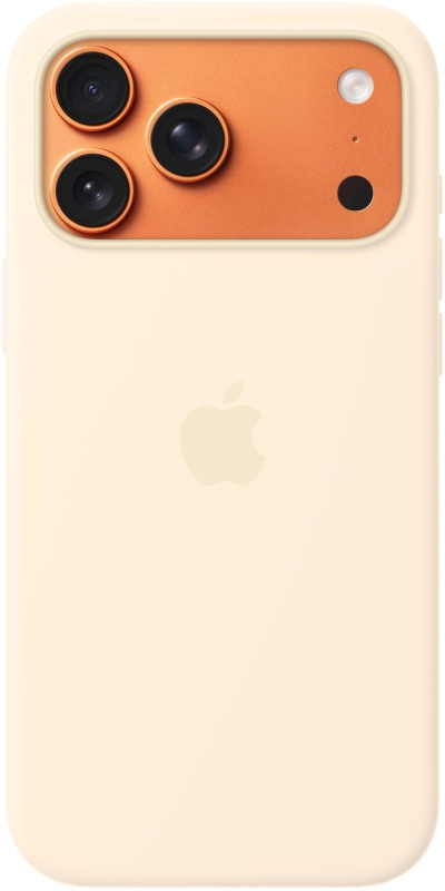 Чехол Apple для iPhone 17 Pro Max Silicone MagSafe, ванильный
