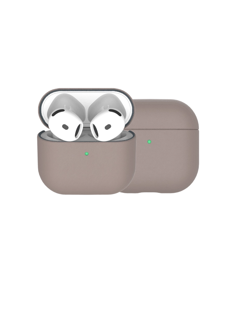 Чехол K-DOO LUXCRAFT Precision Protection for Airpods 4 премиальная кожа Desert Champagne