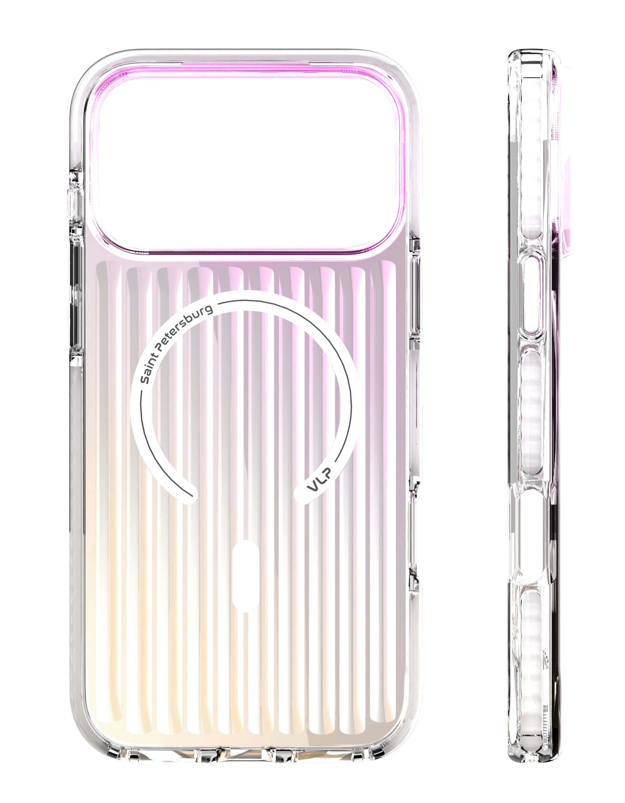 Чехол VLP Pulse Case с MagSafe для iPhone 17 Pro Max перламутровый